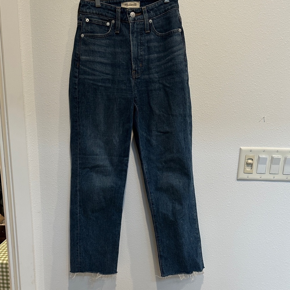 Madewell Indigo Straight Leg Jeans